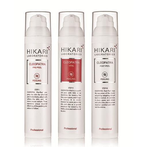 HIKARI laboratories Set Cleopatra Vital Peel 3 x 100ml / 3.38oz