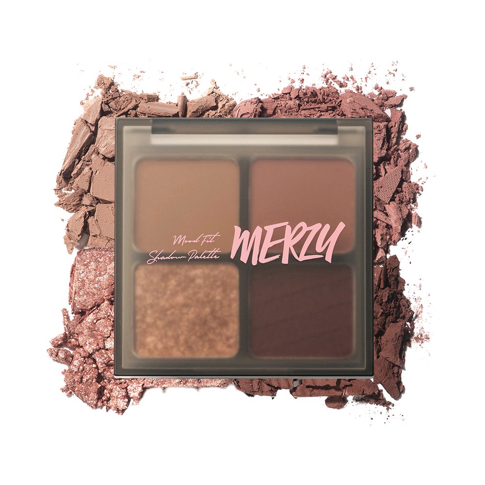 MERZY Mood-Fit Shadow Palette 8g (3 Colors) S1. Amusing Rose