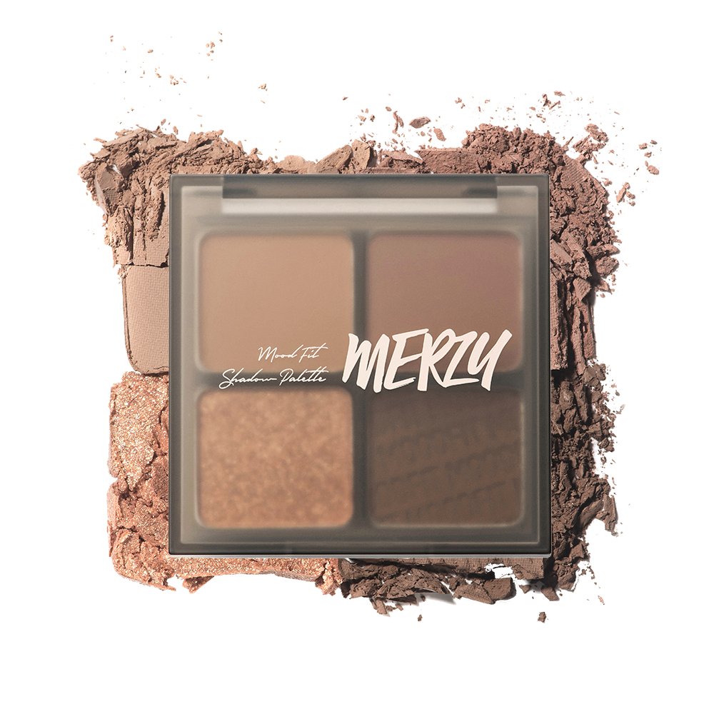 MERZY Mood-Fit Shadow Palette 8g (3 Colors) S3. Drowsy Nude