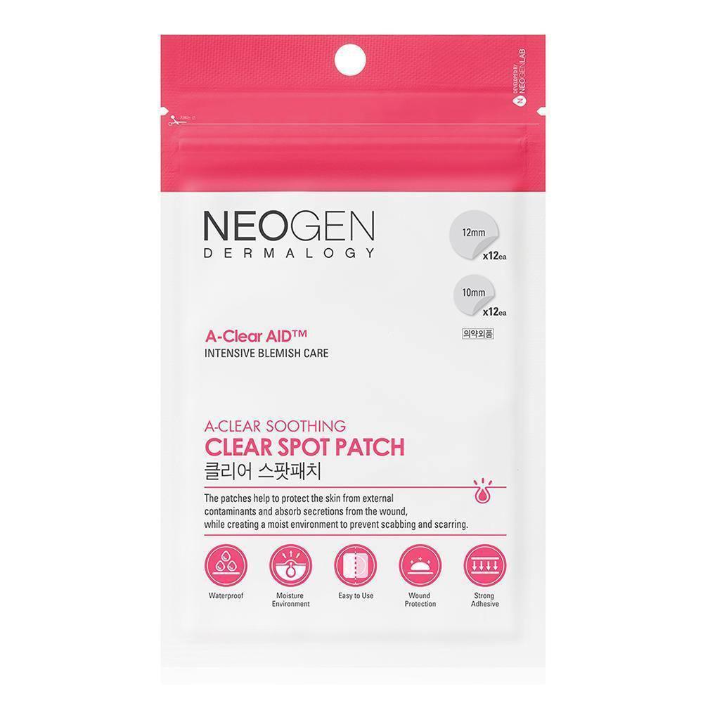 NEOGEN A-Clear AID Soothing Spot Patch, 24 COUNT (1 PACK) - JOSEPH BEAUTY