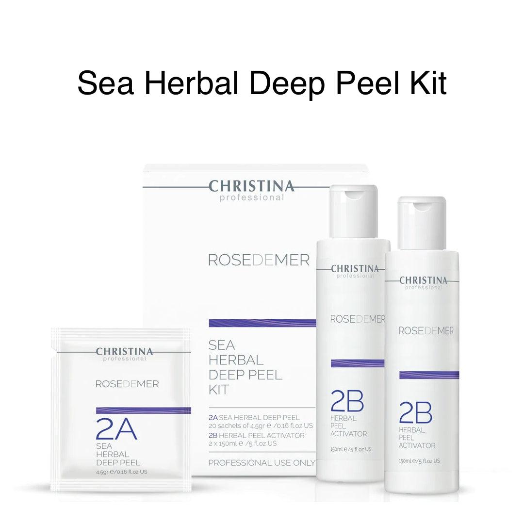 Rose Mer CHRISTINA Rose de Mer Sea Herbal Deep Peel Kit - Peeling kit