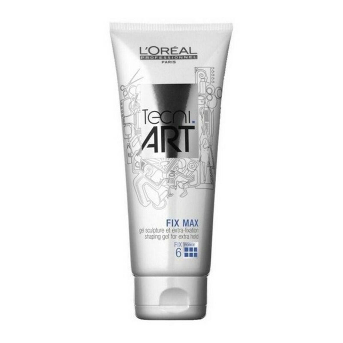 Extrastrong Top Gel Tecni Art Fix Max 6 L'Oreal Professionnel Paris (200 ml) (200 ml)