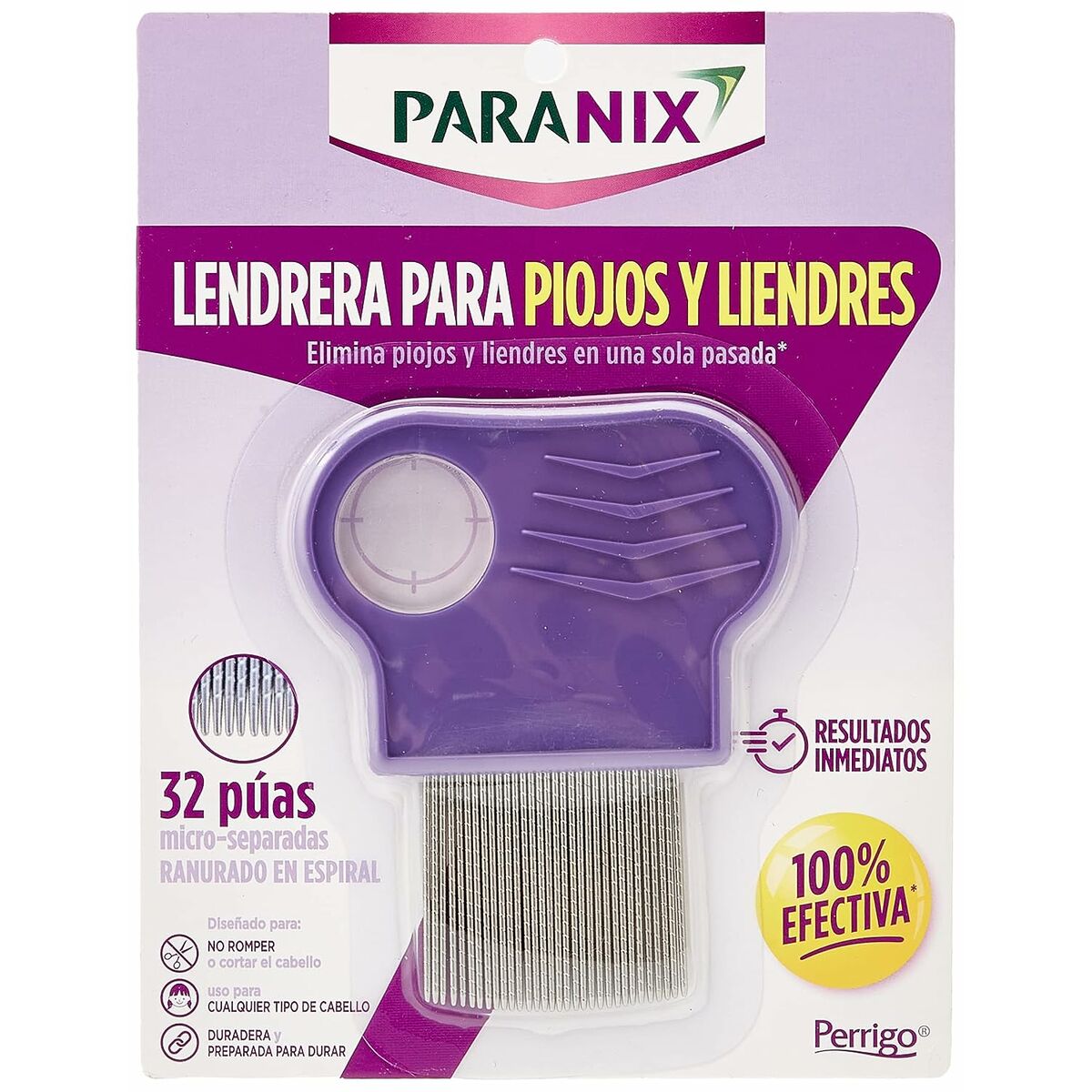 Lice comb Paranix Lendrera Metálica