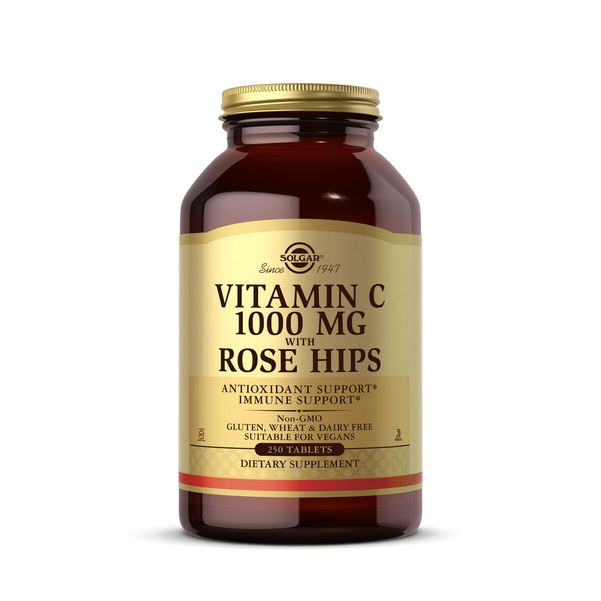 Rose Hips + Vitamin C Solgar   250 Units