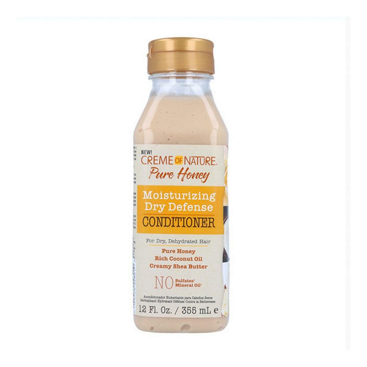 Conditioner Pure Honey Moisturizing Dry Defense Creme Of Nature (355 ml)