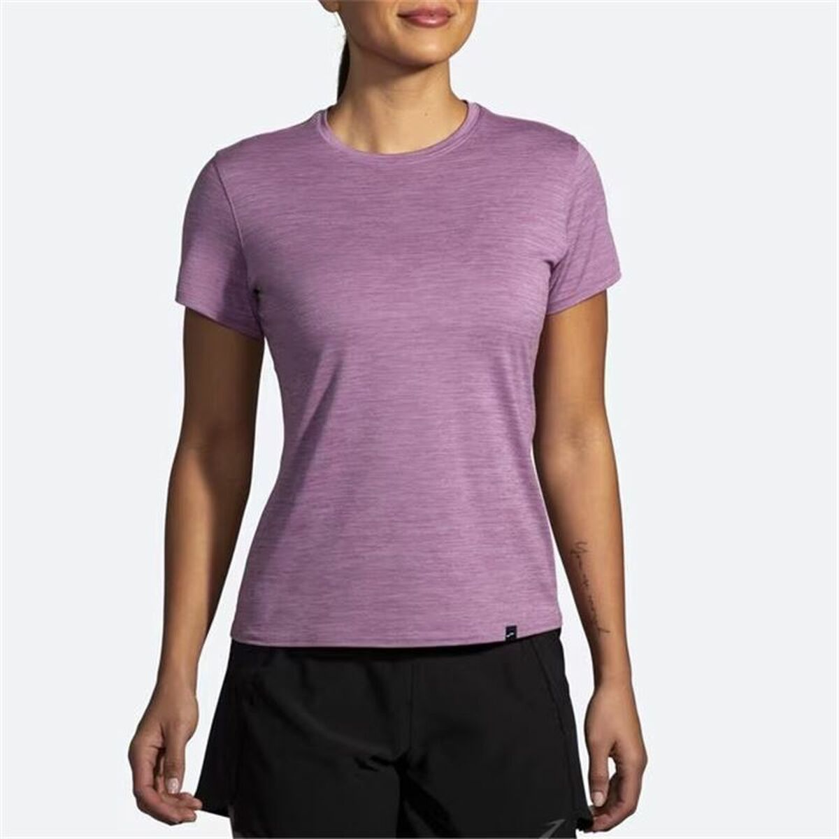 Women’s Short Sleeve T-Shirt Brooks Luxe Lilac