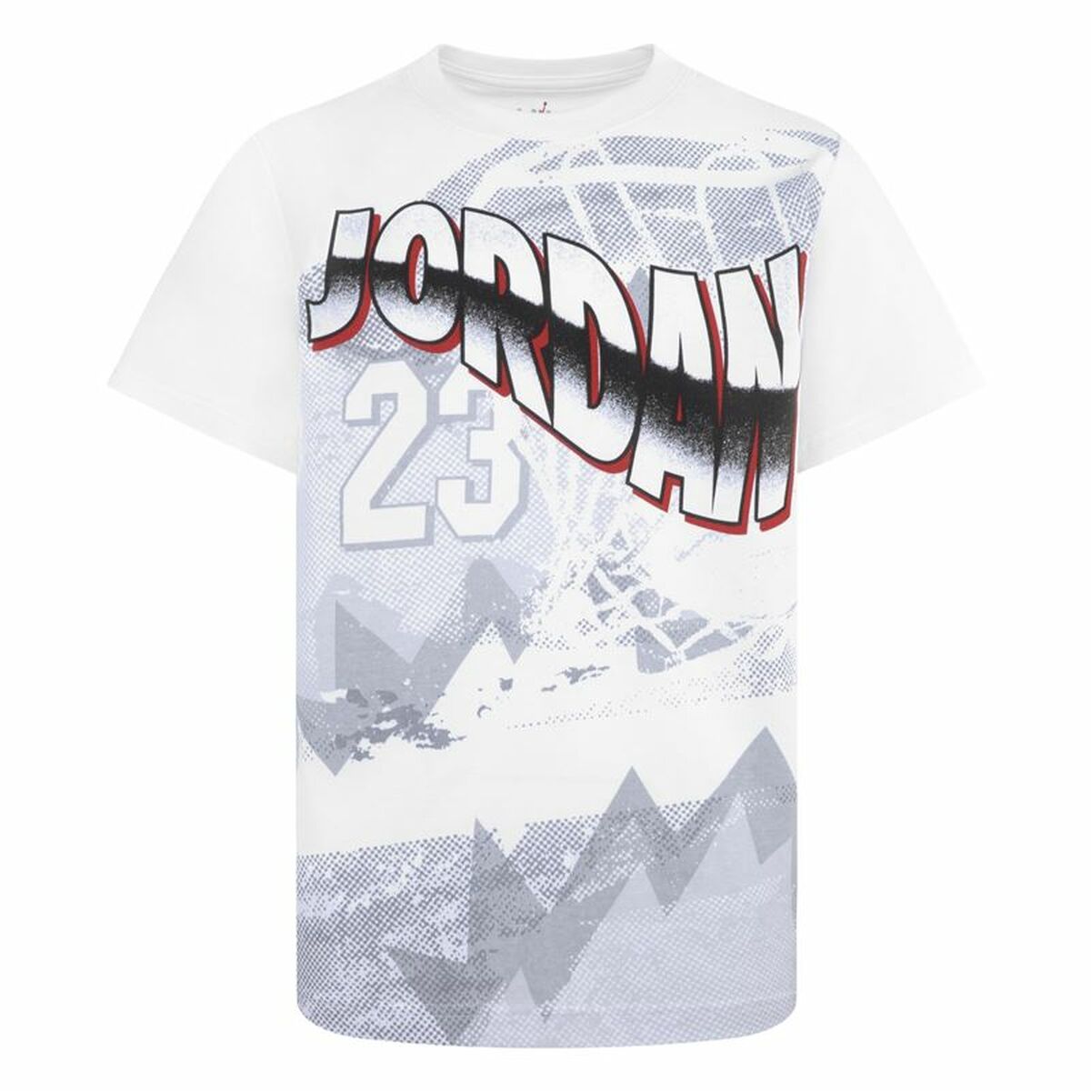 Child's Short Sleeve T-Shirt Jordan Jordan White