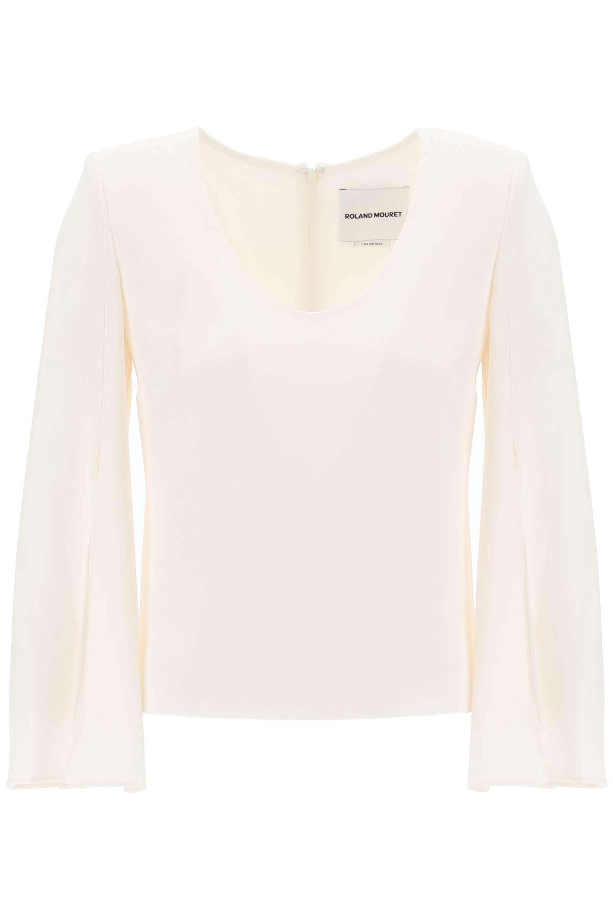 Roland Mouret Roland Mouret "cady top with flared sleeve"