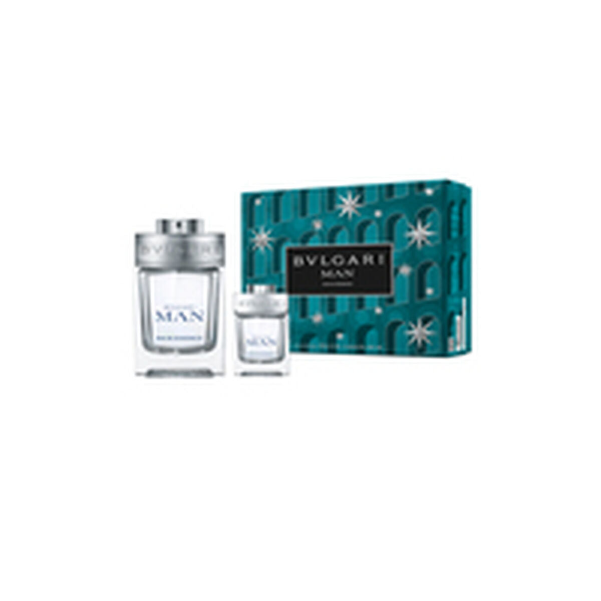 Men's Perfume Set Bvlgari Man Rain Essence EDP 2 Pieces