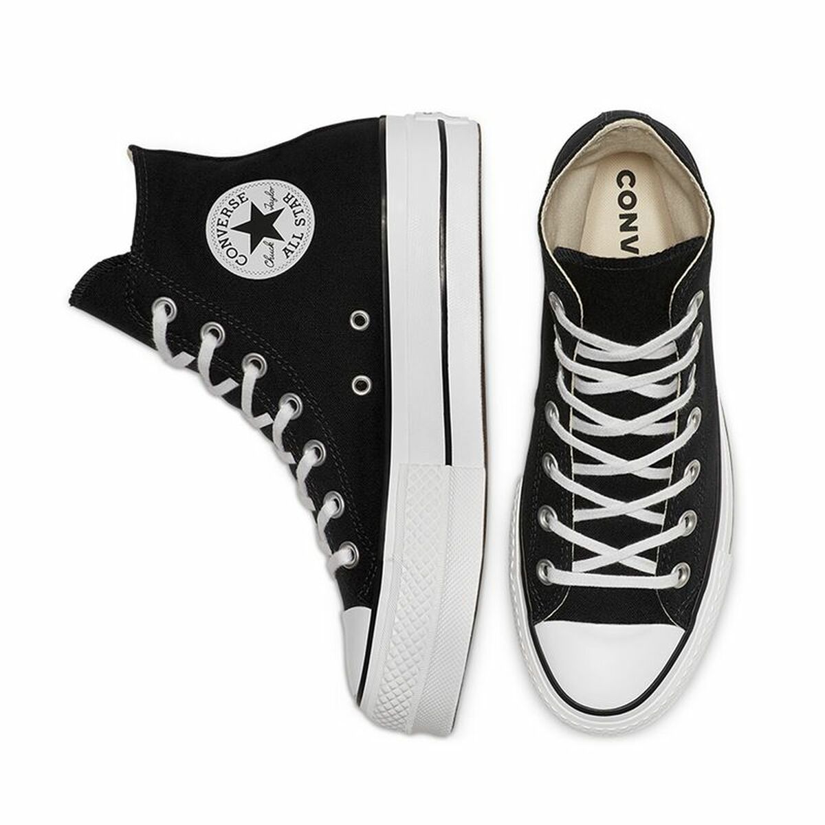 Women’s Casual Trainers Converse Chuck Taylor All Star Platform Black