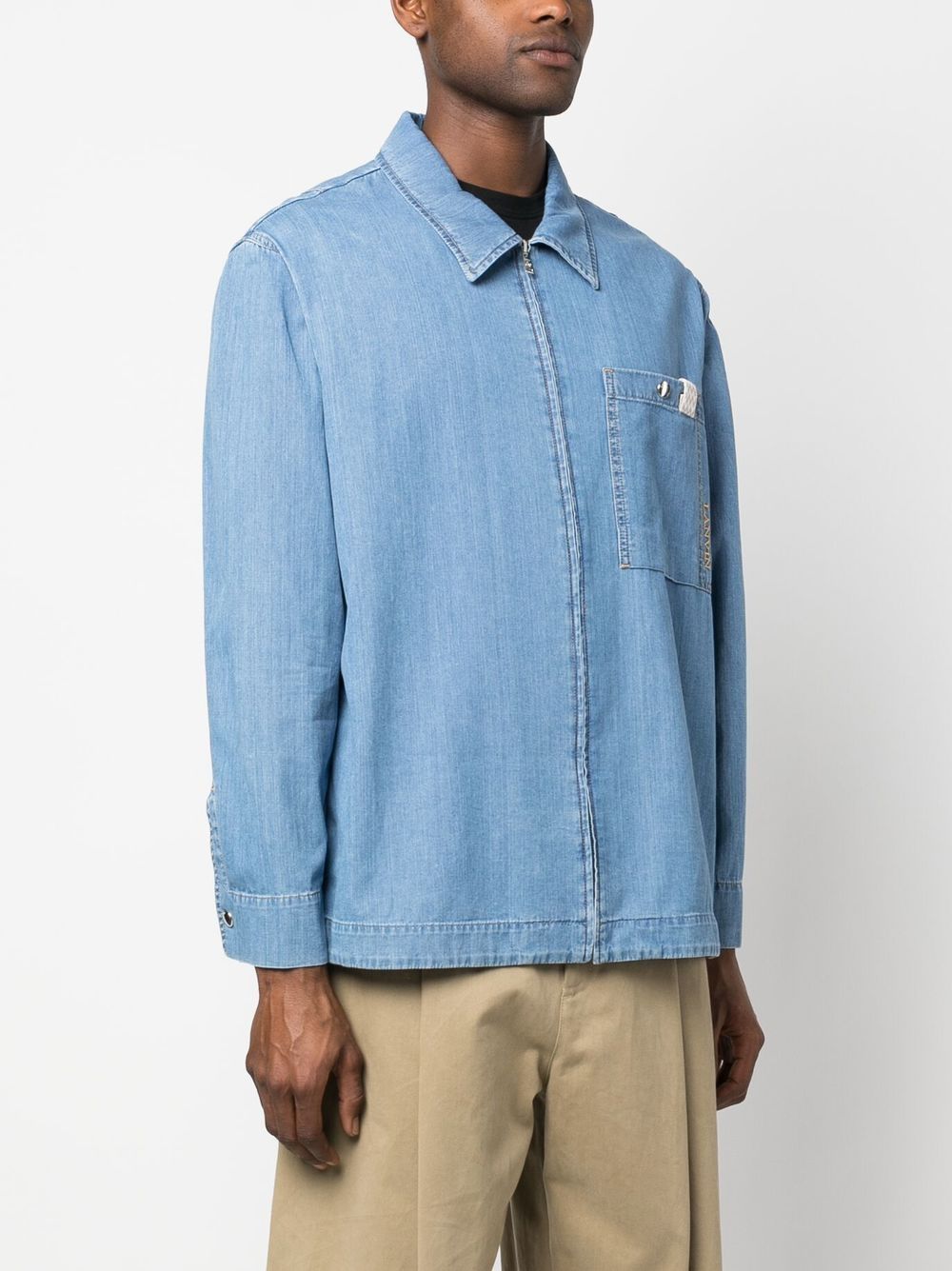 Lanvin Lanvin Shirts Clear Blue