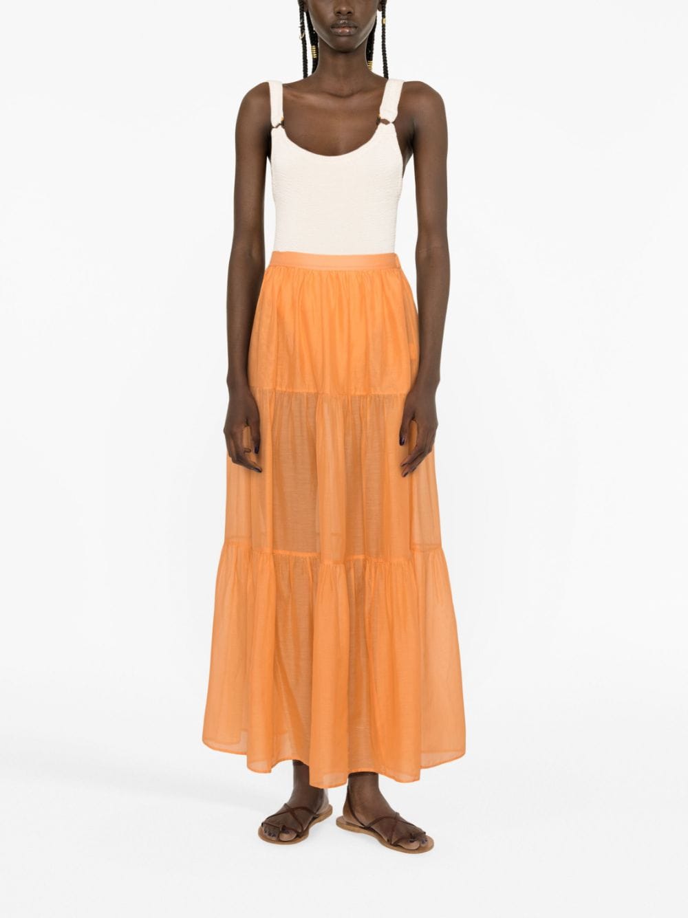 MANEBI Skirts Orange