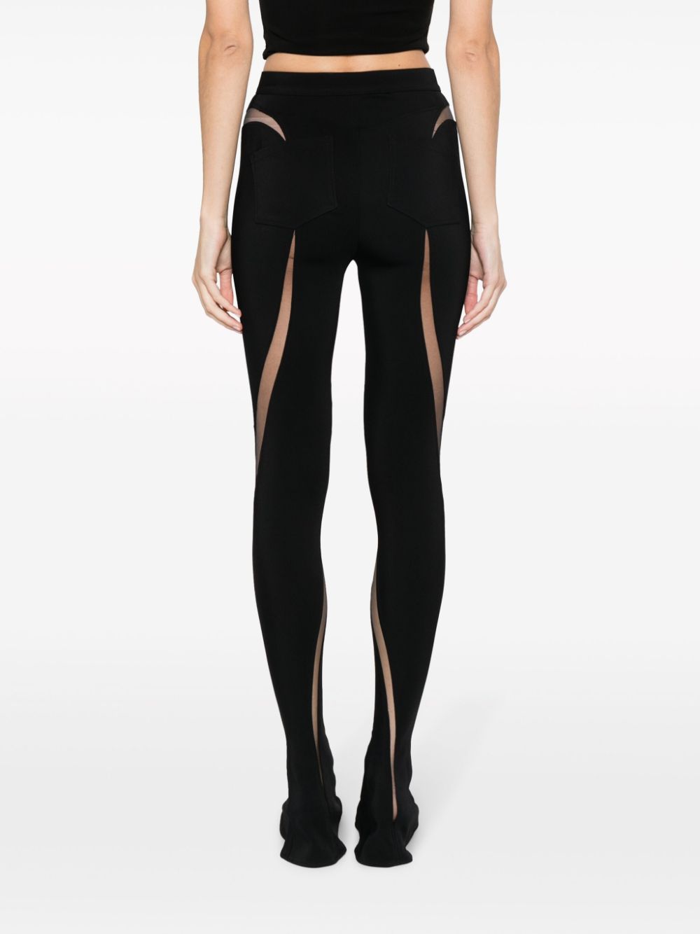 MUGLER Trousers Black