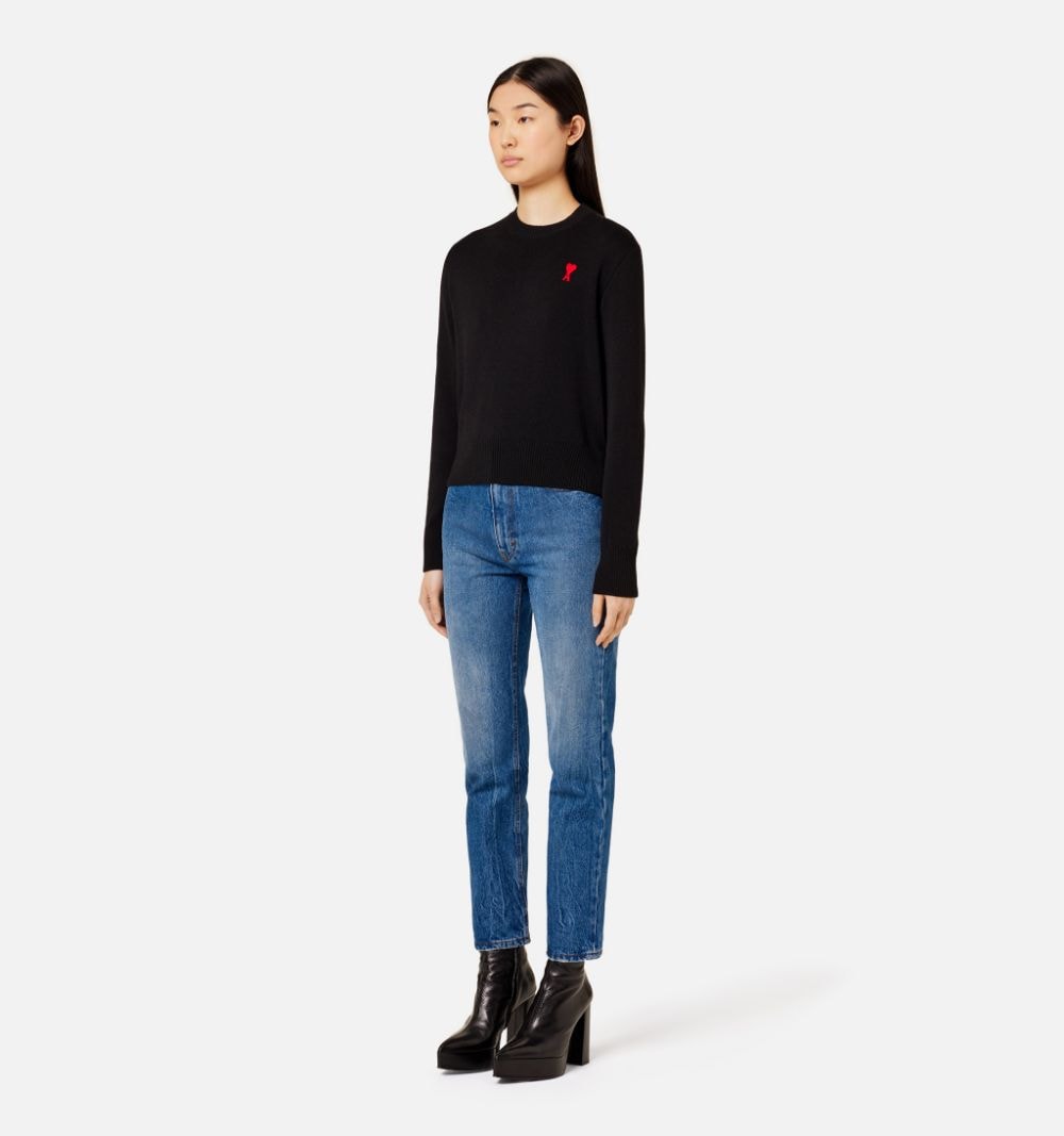 Ami Paris Sweaters Black