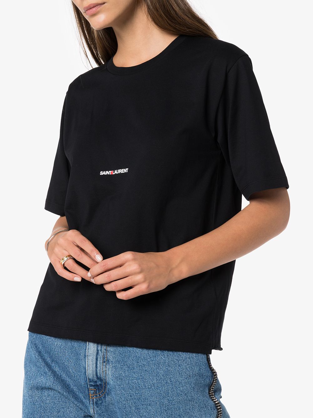 Saint Laurent  T-shirts and Polos Black