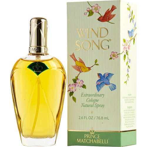 Prince Matchabelli Wind Song Cologne Spray Natural 2.6 Oz