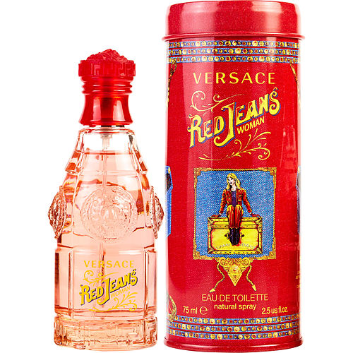 Gianni Versace Red Jeans Edt Spray 2.5 Oz