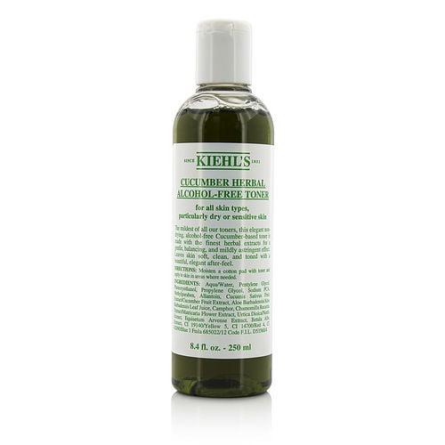 Kiehl'S Kiehl'S Cucumber Herbal Alcohol-Free Toner - For Dry Or Sensitive Skin Types  --250Ml/8.4Oz