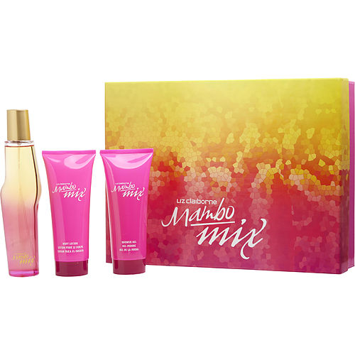 Liz Claibornemambo Mixeau De Parfum Spray 3.4 Oz & Body Lotion 3.4 Oz & Shower Gel 3.4 Oz