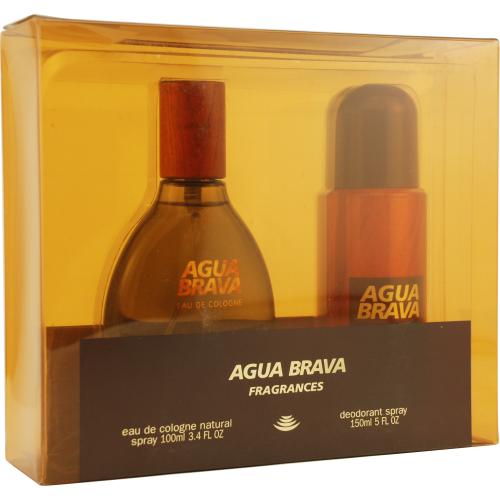 Antonio Puigagua Bravaeau De Cologne Spray 3.4 Oz & Deodorant Spray 5 Oz