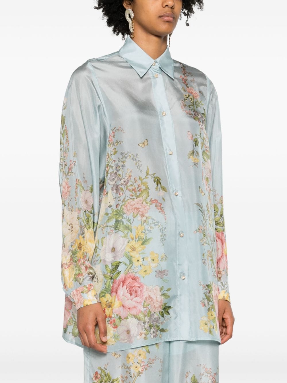 Zimmermann Shirts Clear Blue