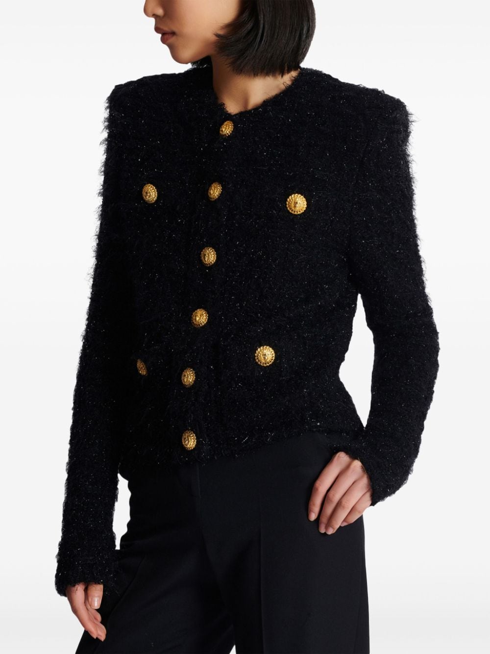 Balmain Jackets Black