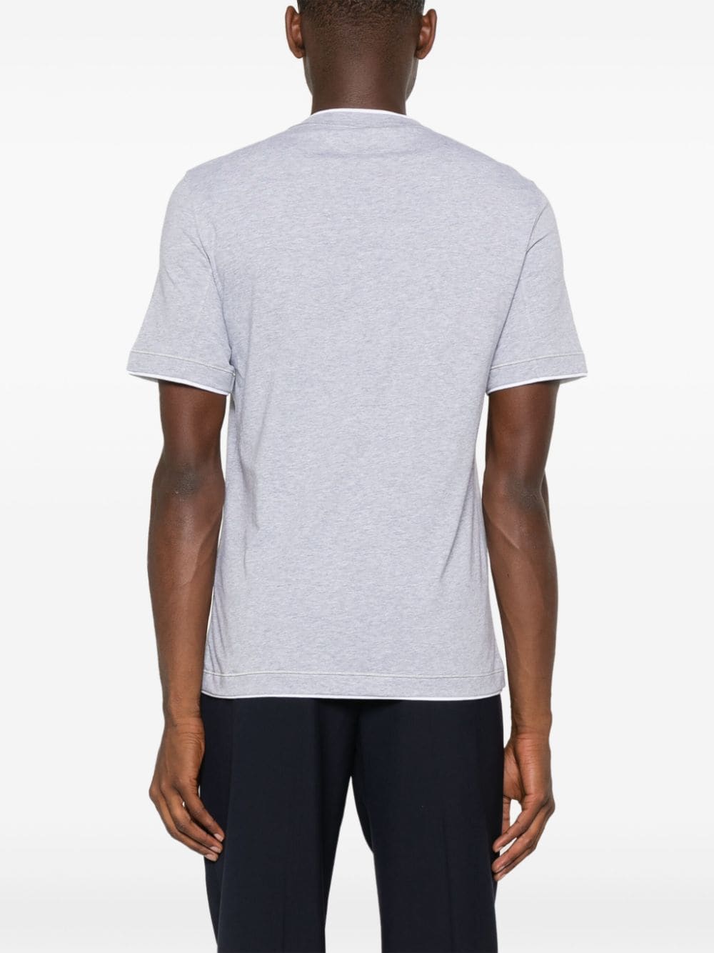 Brunello Cucinelli T-shirts and Polos Grey