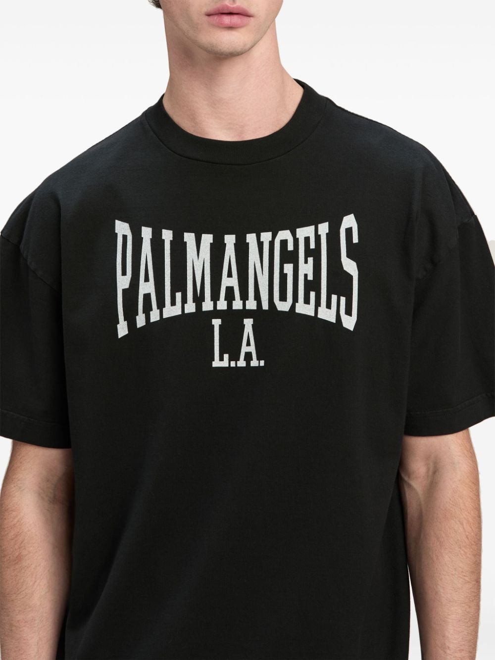 Palm Angels T-shirts and Polos Black