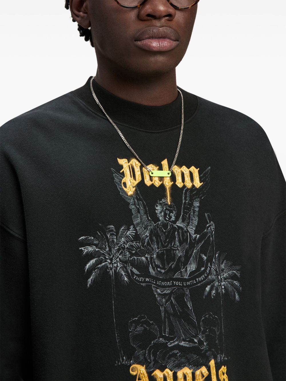 Palm Angels Sweaters Black