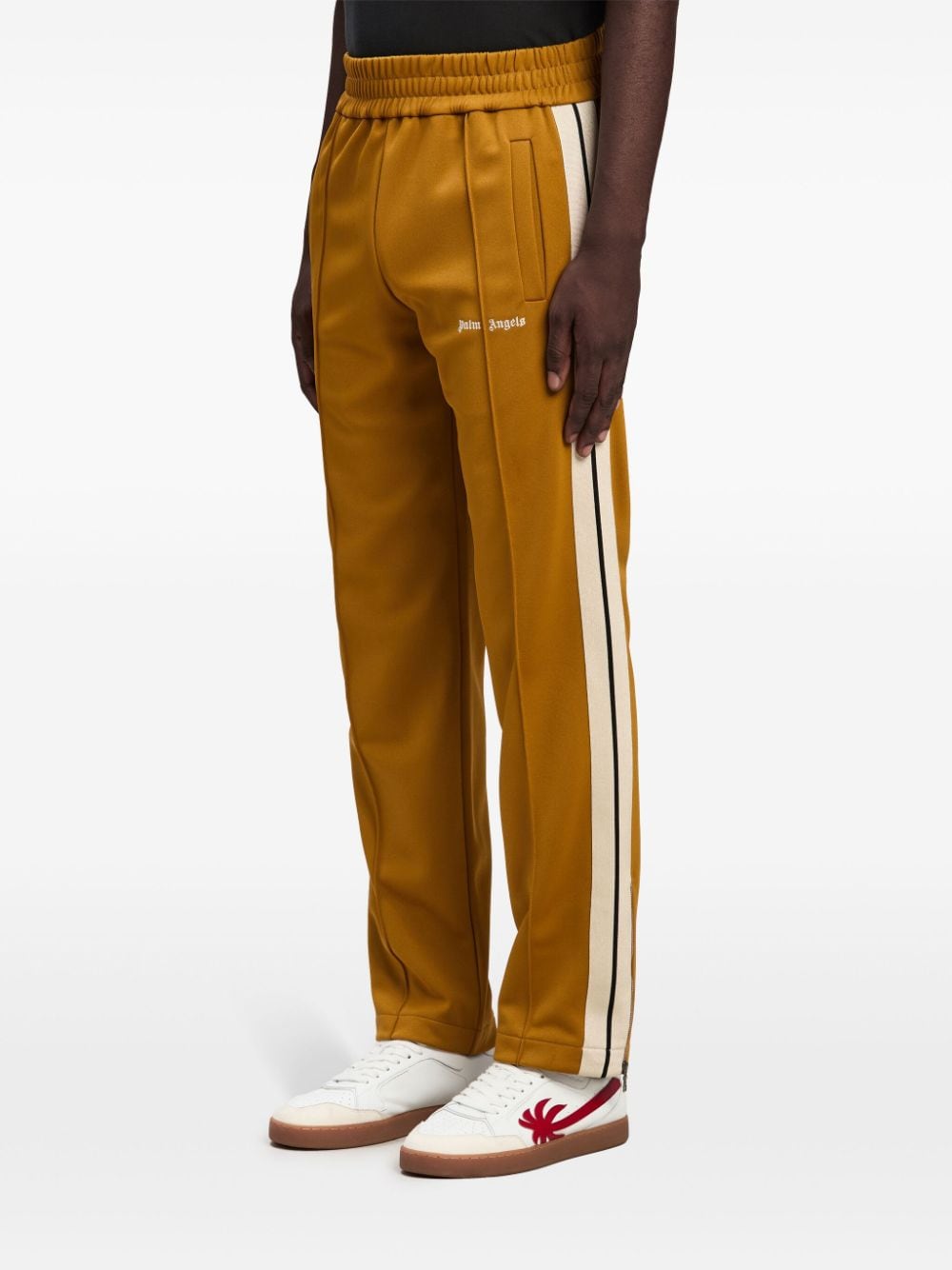 Palm Angels Trousers Yellow