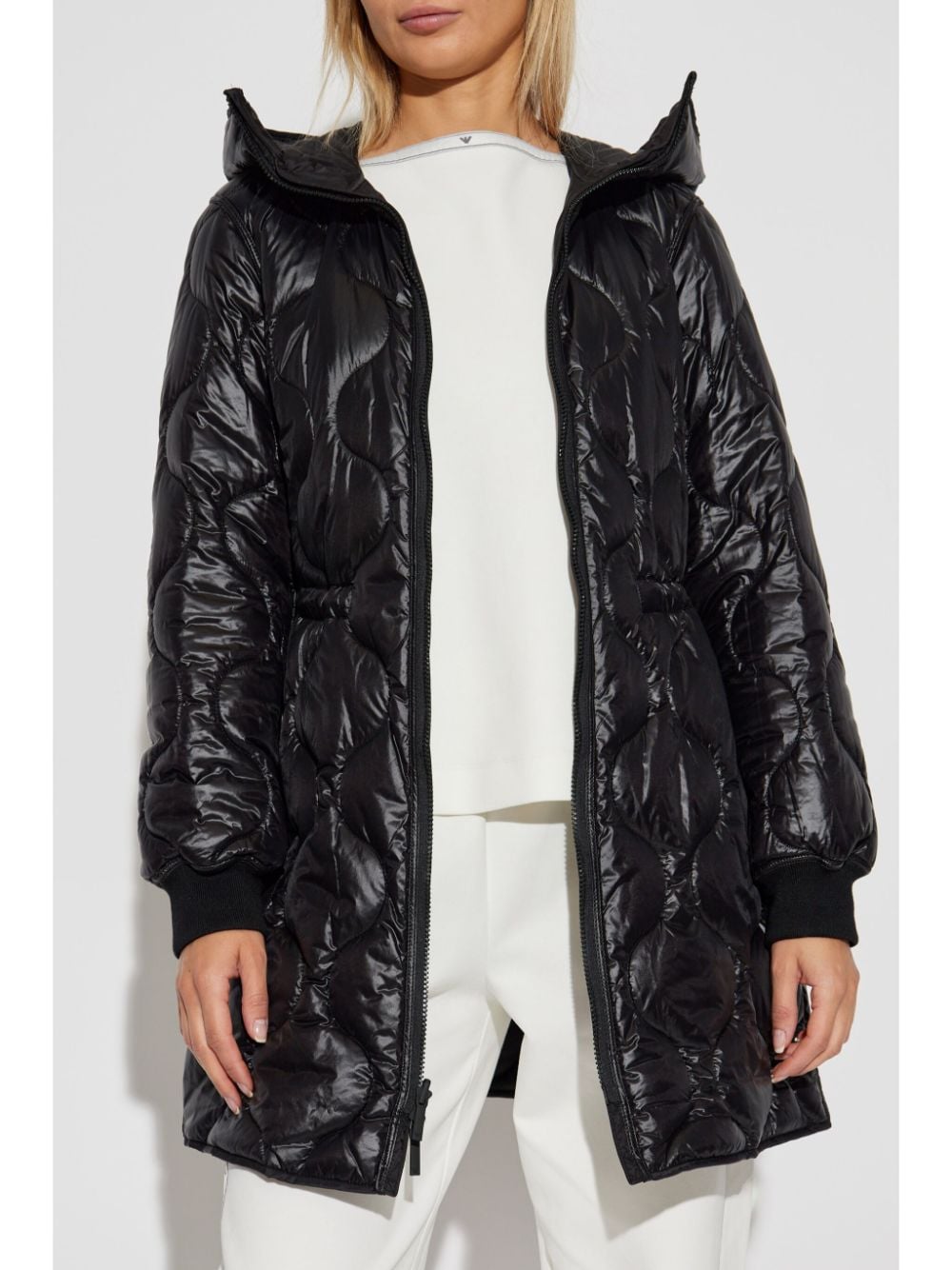 Emporio Armani Coats Black