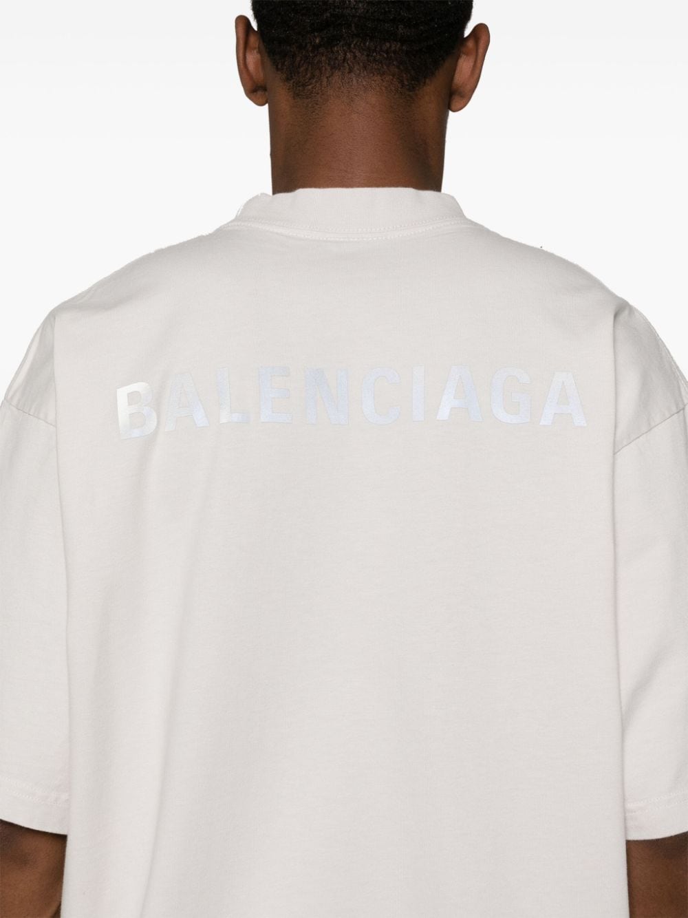 Balenciaga T-shirts and Polos Grey