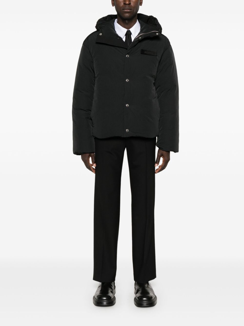 JACQUEMUS Coats Black