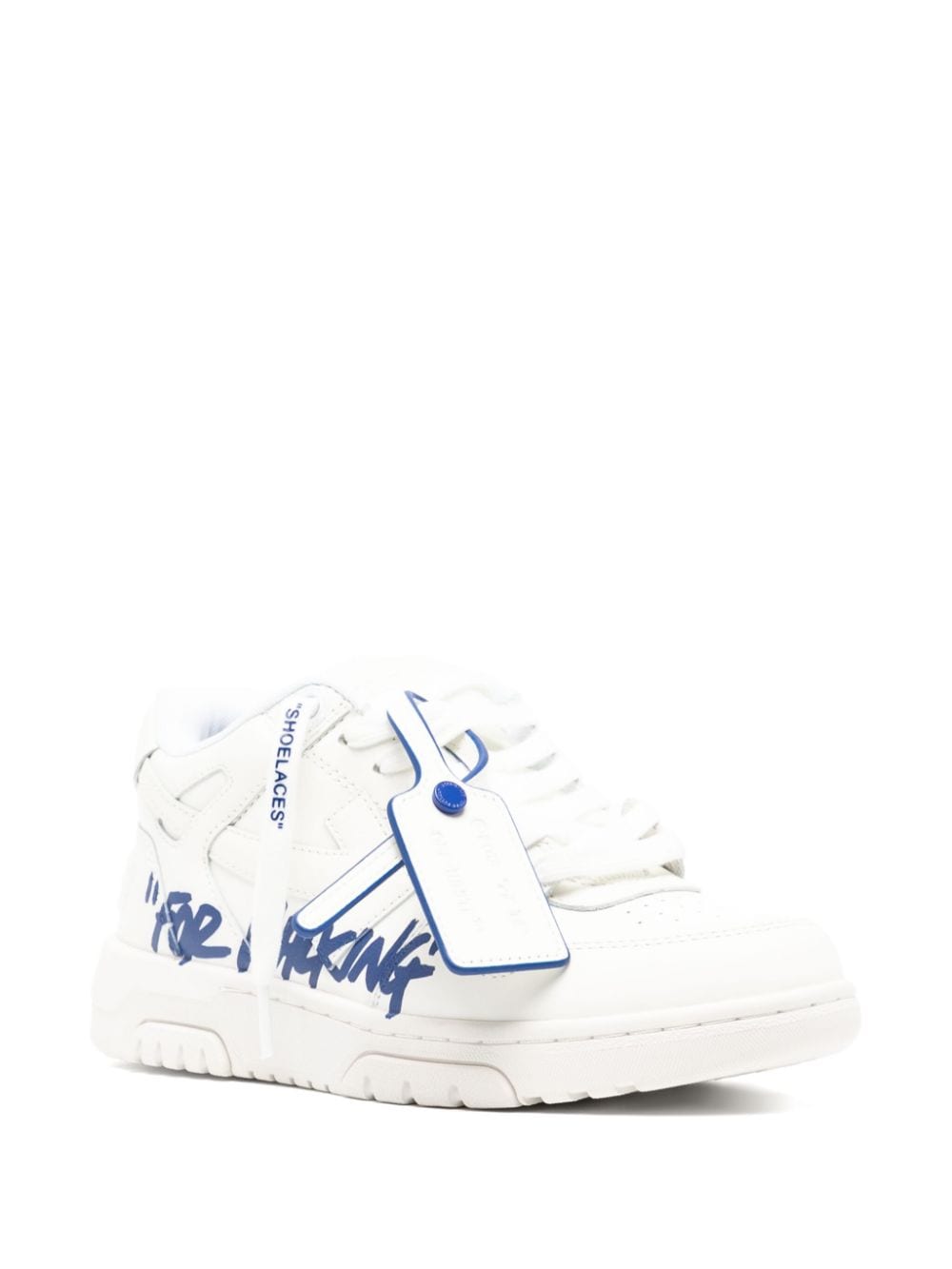 Off White Sneakers Clear Blue