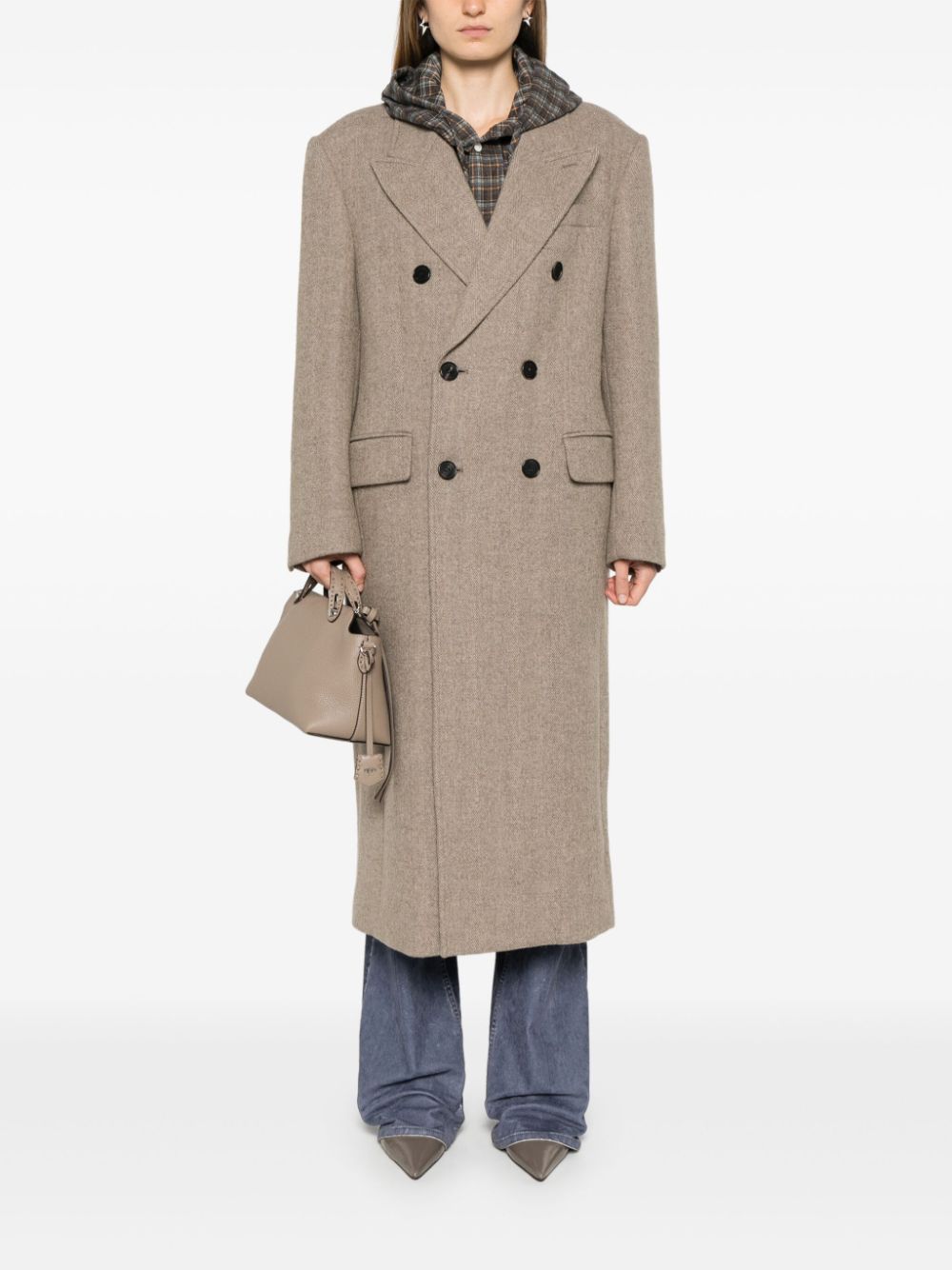 DUNST Coats Beige