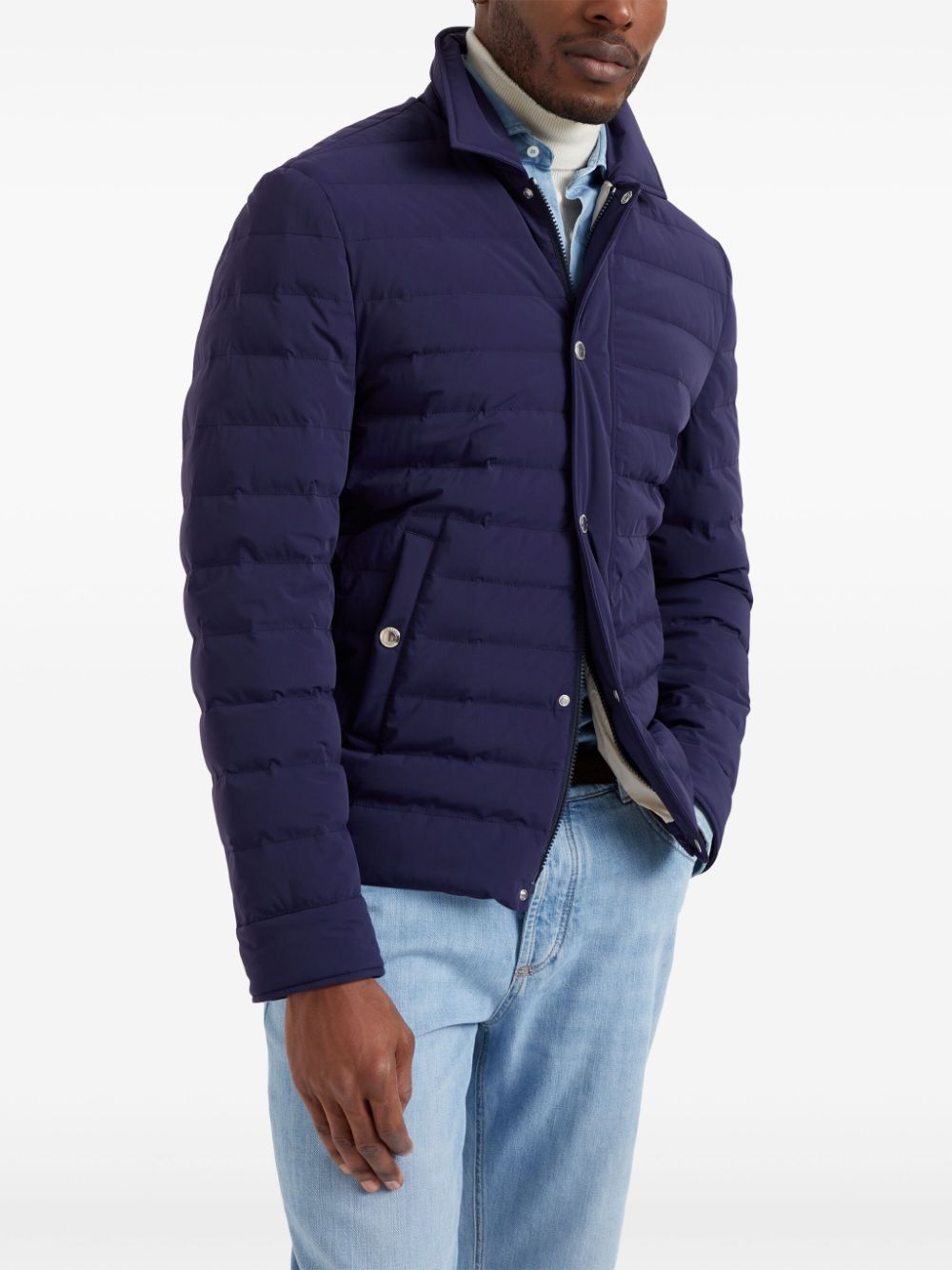 Brunello Cucinelli Coats Blue