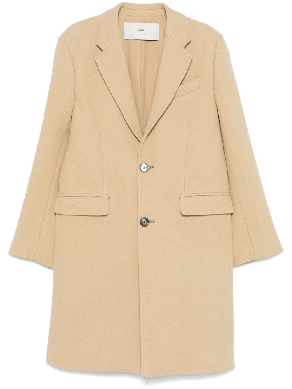 Ami Paris Coats Beige