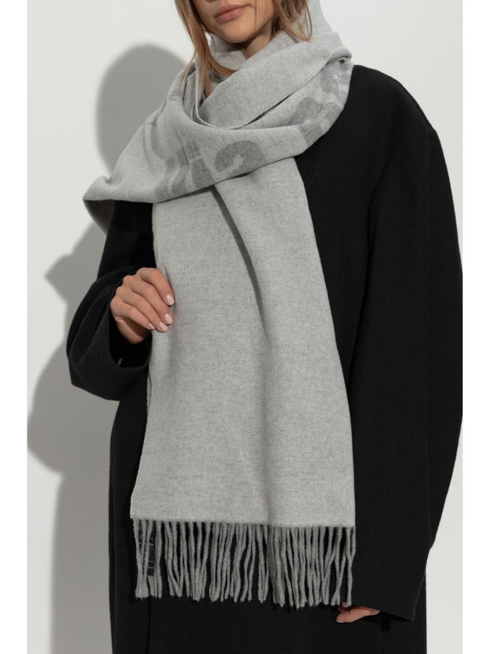 Emporio Armani Scarfs Grey