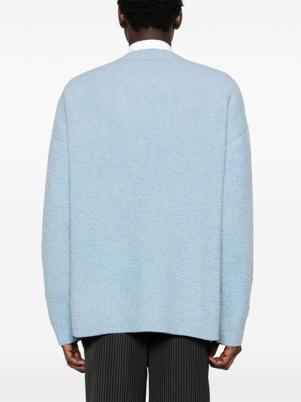 Emporio Armani Sweaters Clear Blue