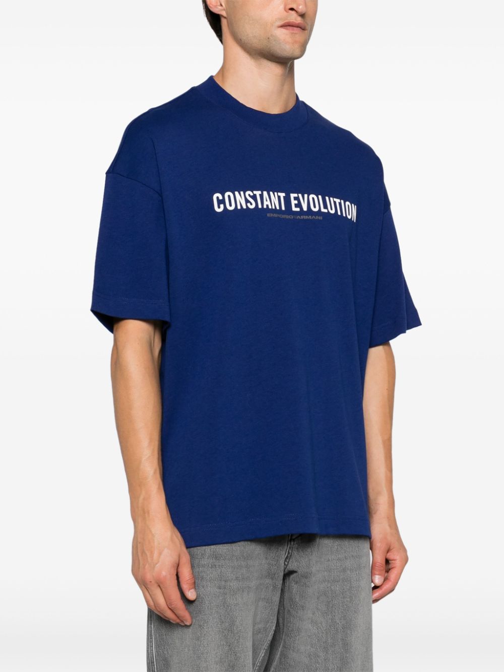 Emporio Armani T-shirts and Polos Blue