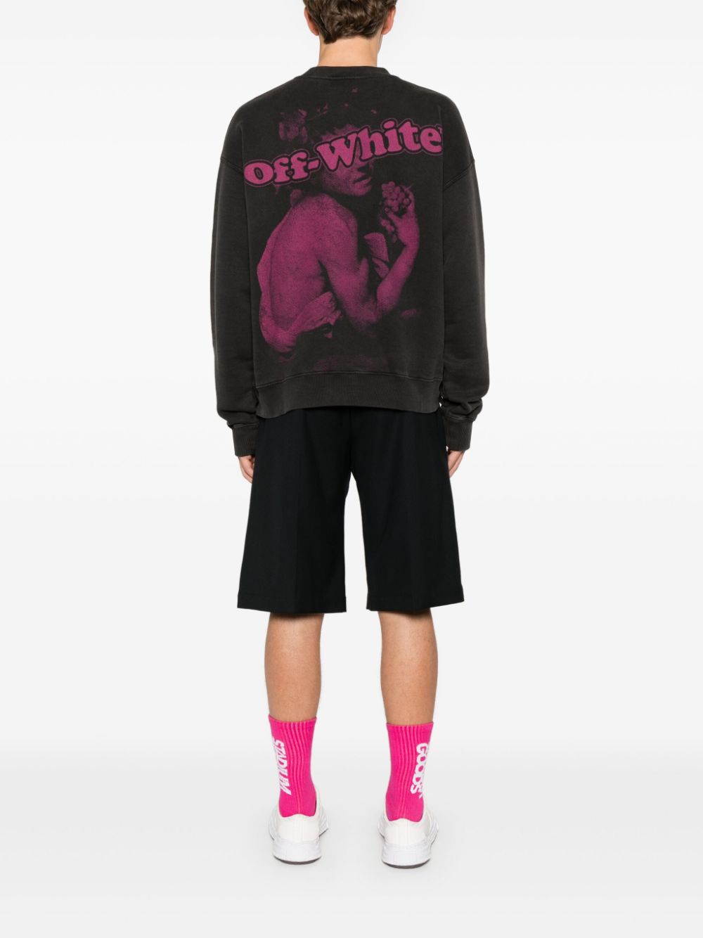 Off White Sweaters Black