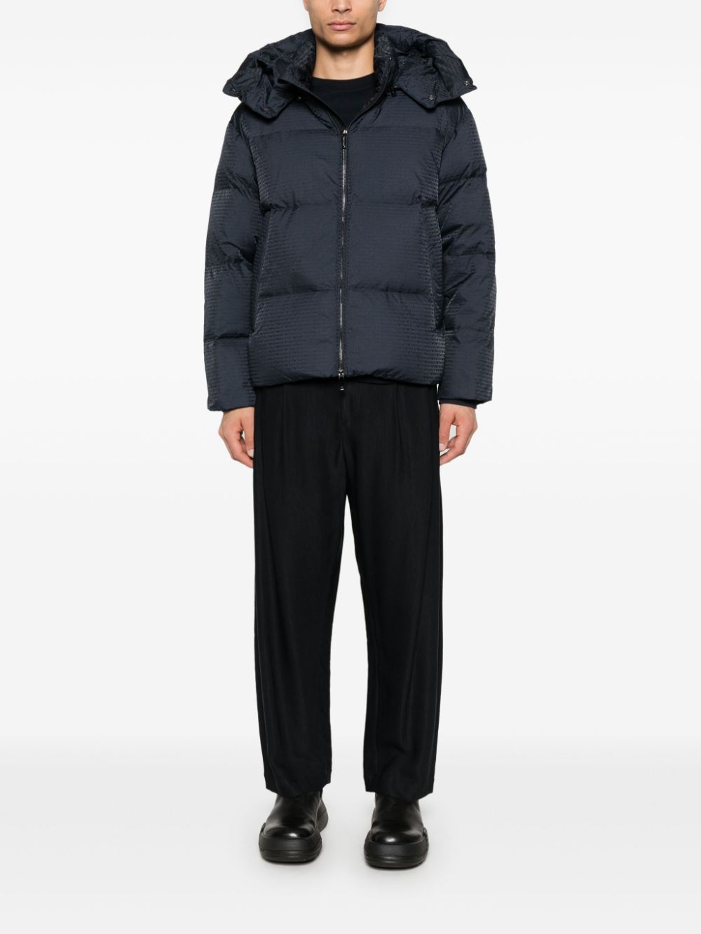 Emporio Armani Coats Blue