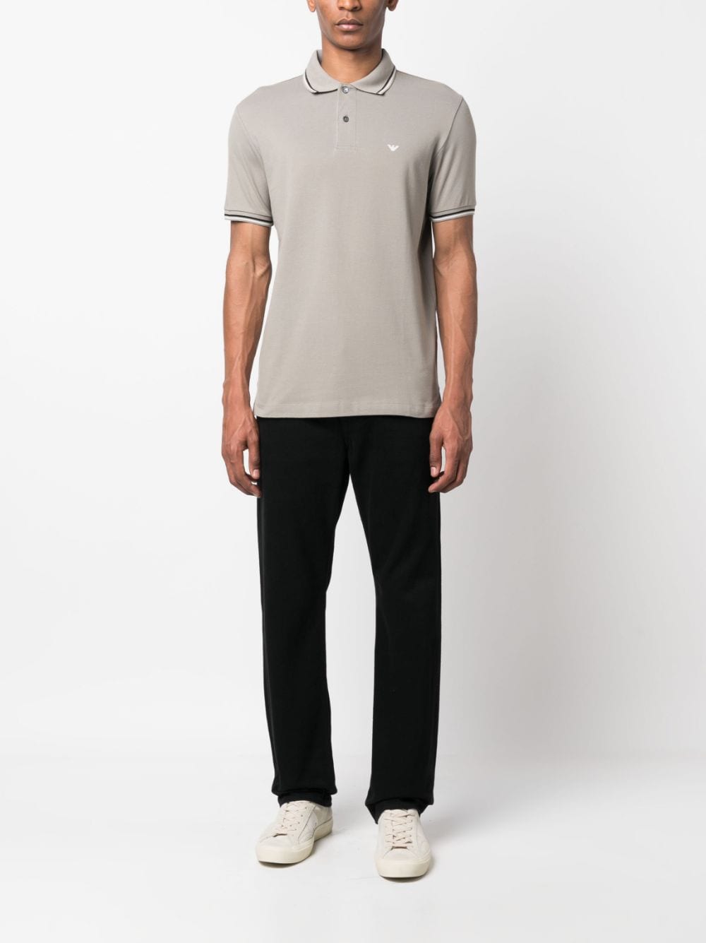 Emporio Armani T-shirts and Polos Dove Grey