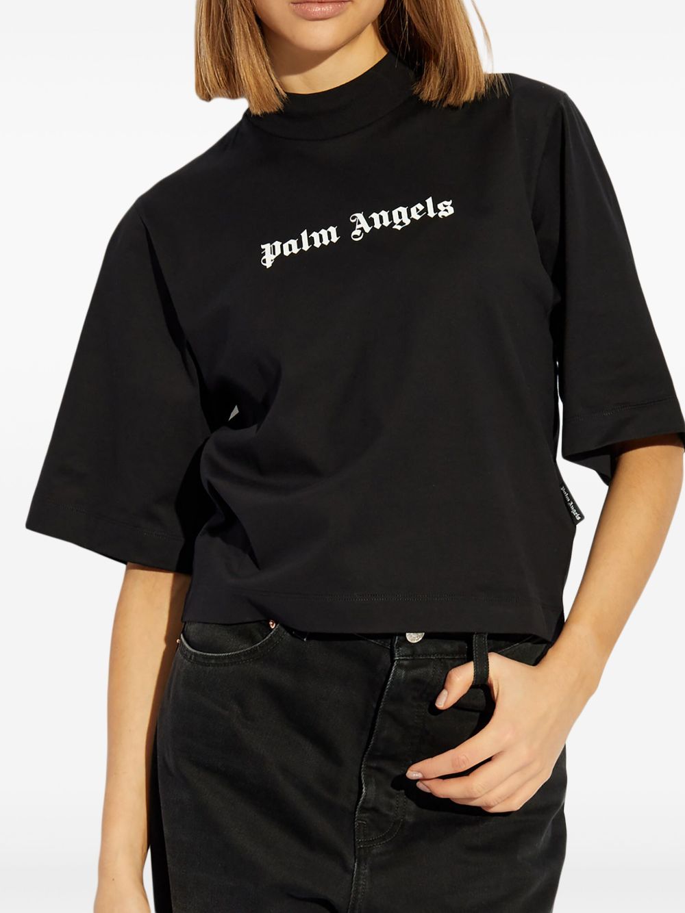 Palm Angels T-shirts and Polos Black