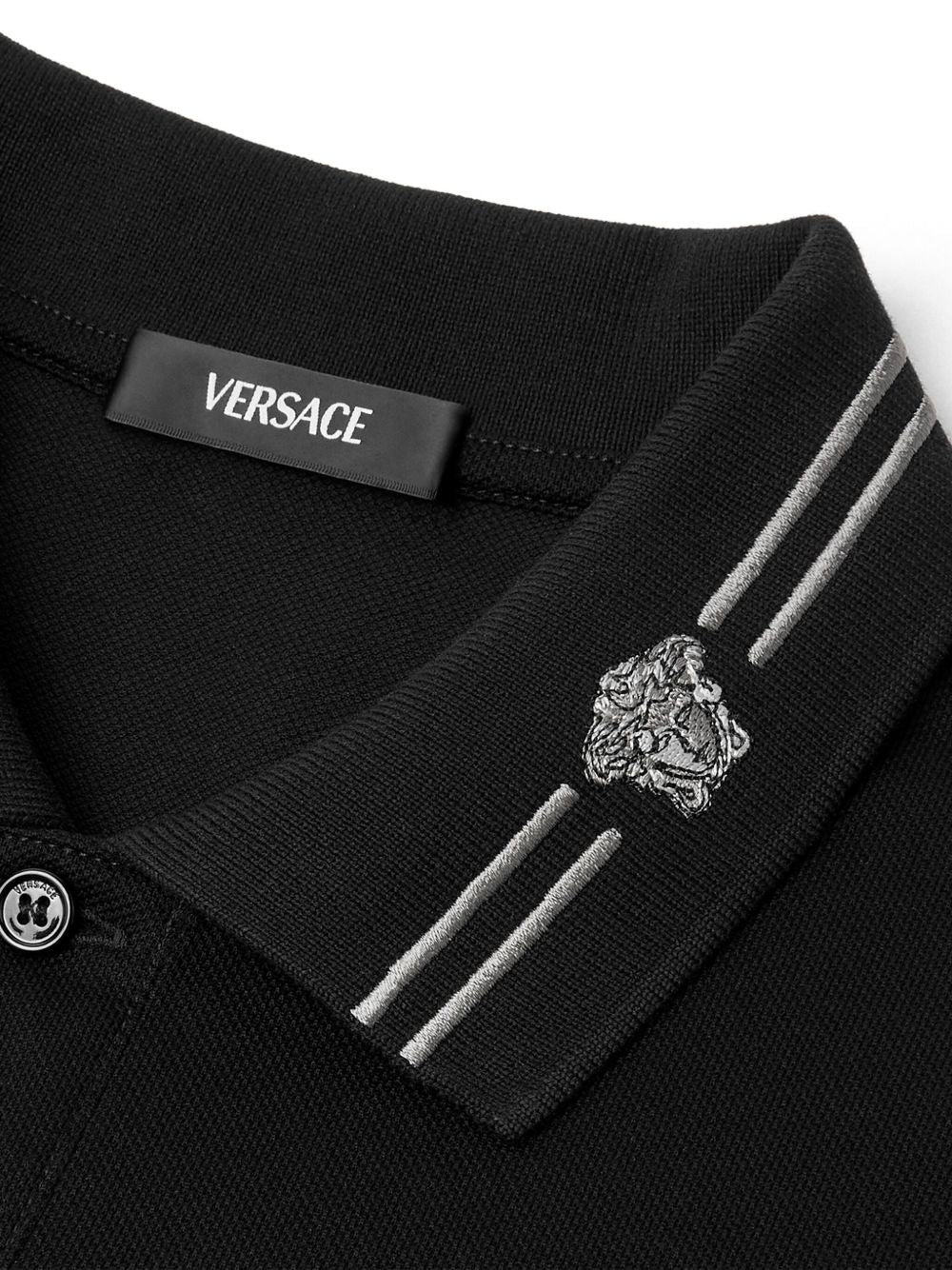 Versace T-shirts and Polos Black