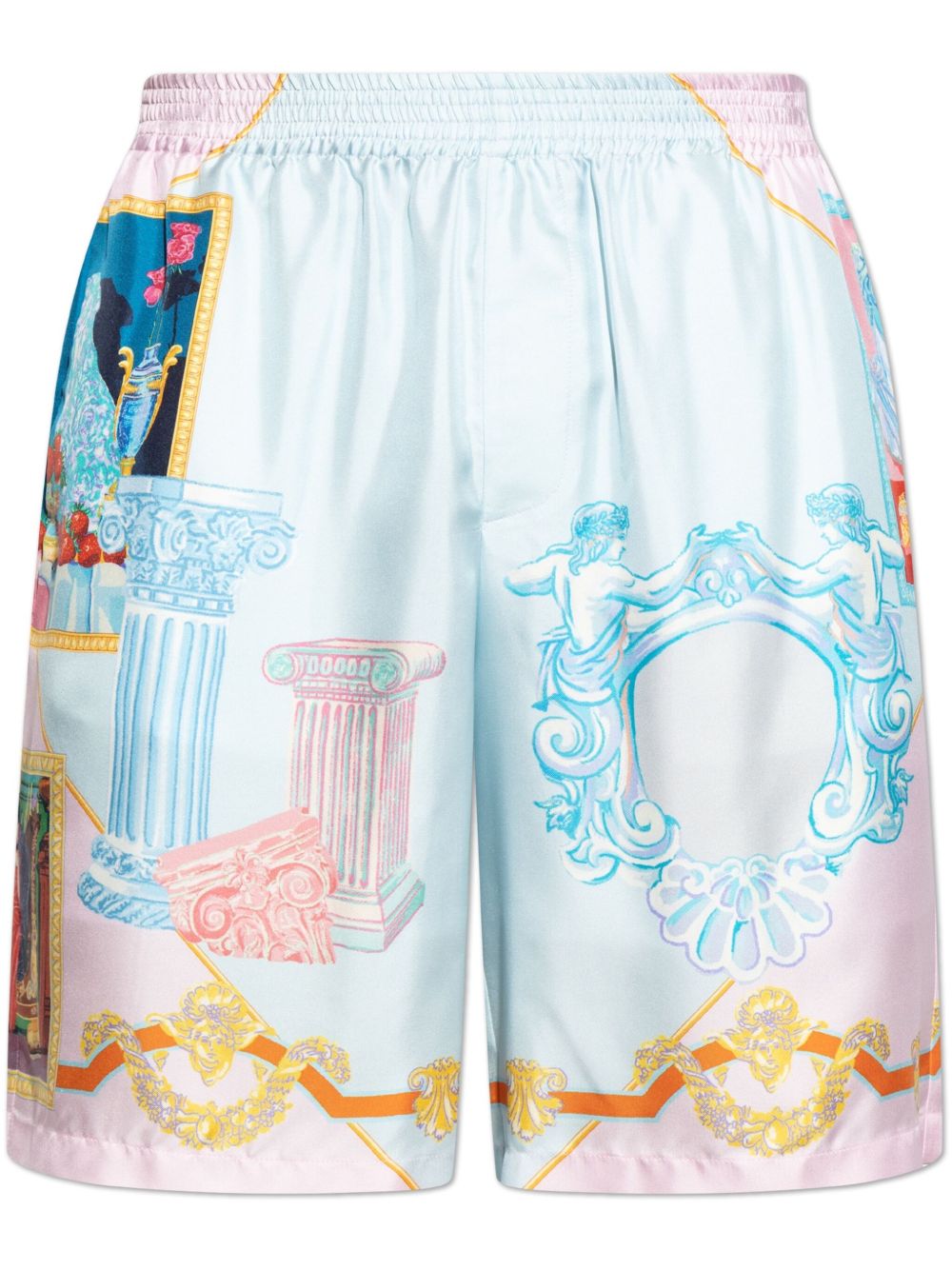 Versace Shorts Clear Blue