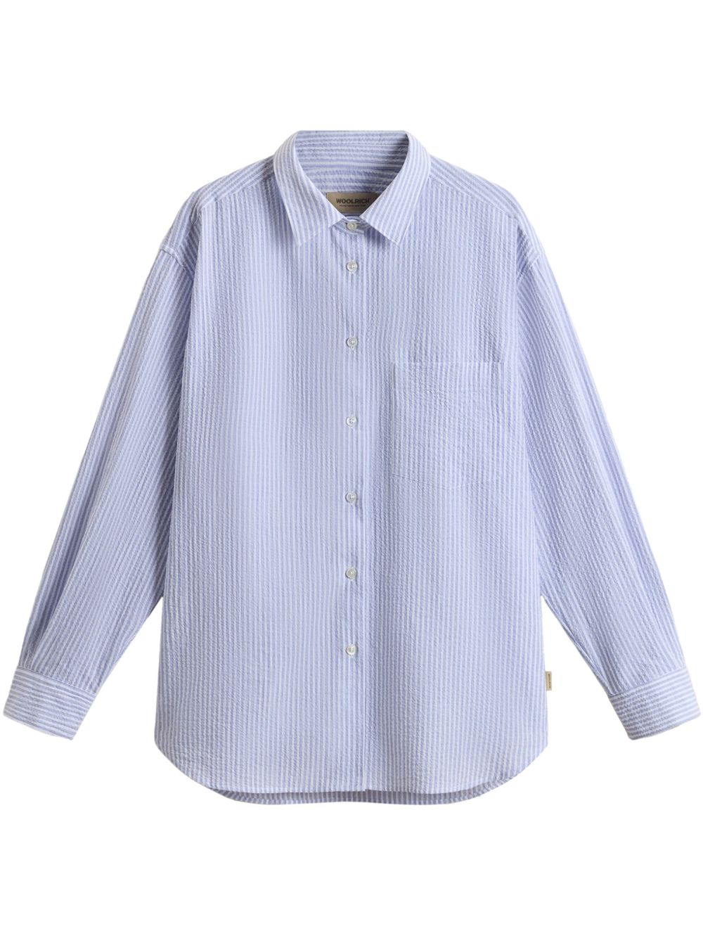 Woolrich Shirts Clear Blue