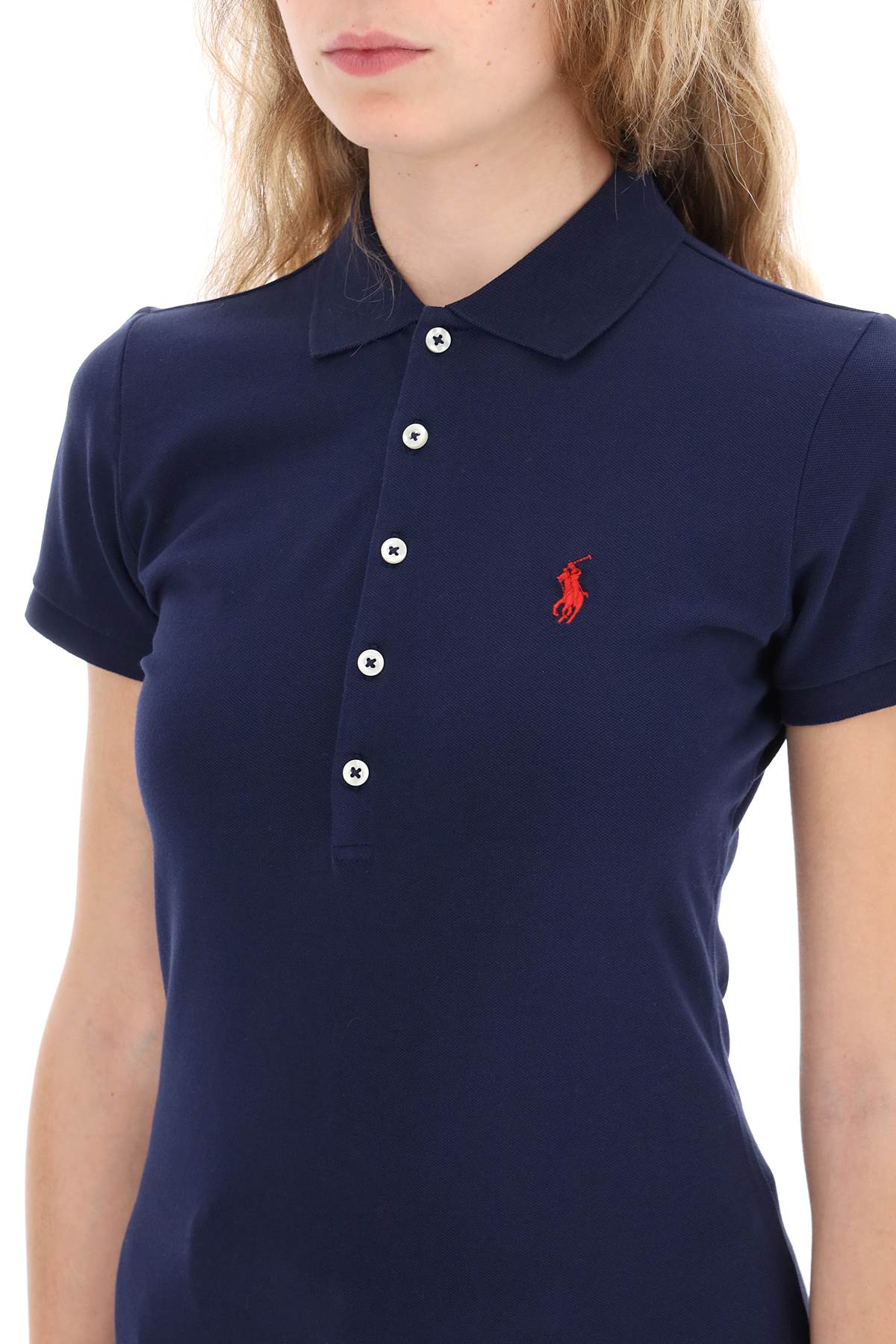 Polo Ralph Lauren julie slim fit five button polo shirt