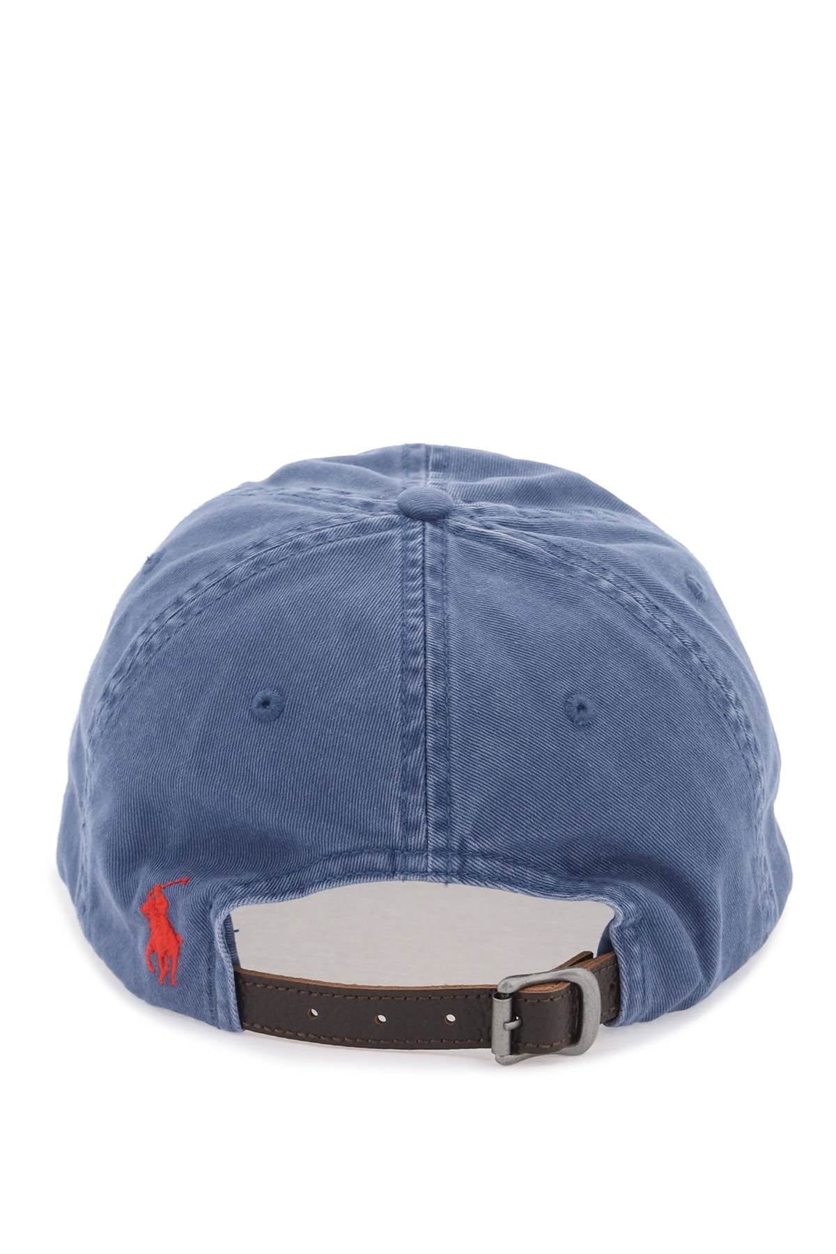 Polo Ralph Lauren baseball cap in twill with embroidered flag