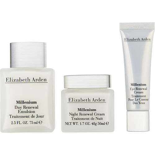 Elizabeth Ardenelizabeth Ardenmillenium Set: Day Renewal Emulsion + Night Renewal Cream + Eye Renewal Cream --3Pcs